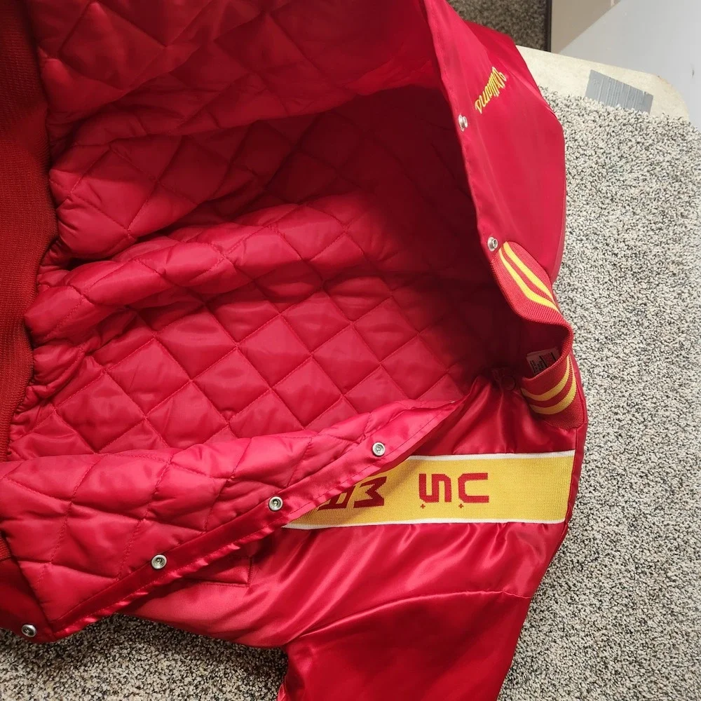 Vintage US Marine Soffe Jacket Sz S 34-36 Red/yellow‎ Quilted Liner  Marines